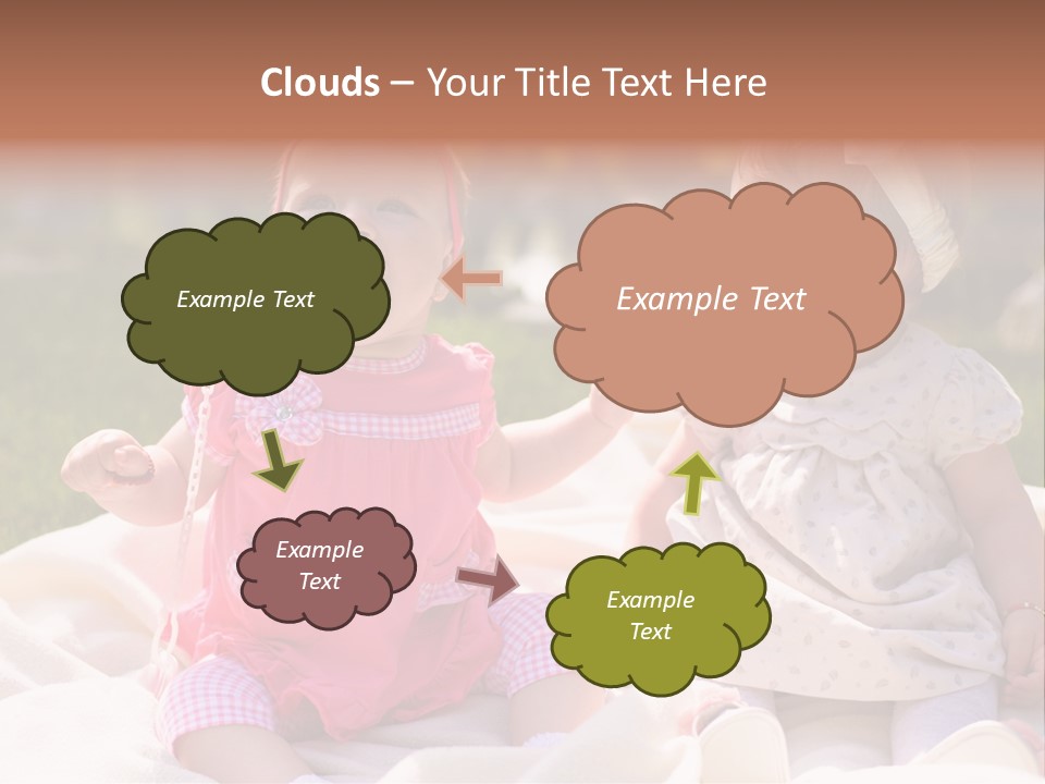 Nature Grass Blue Sky PowerPoint Template