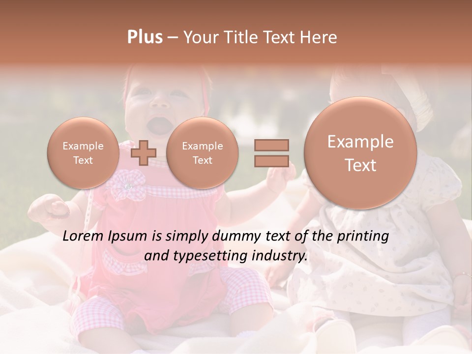 Nature Grass Blue Sky PowerPoint Template