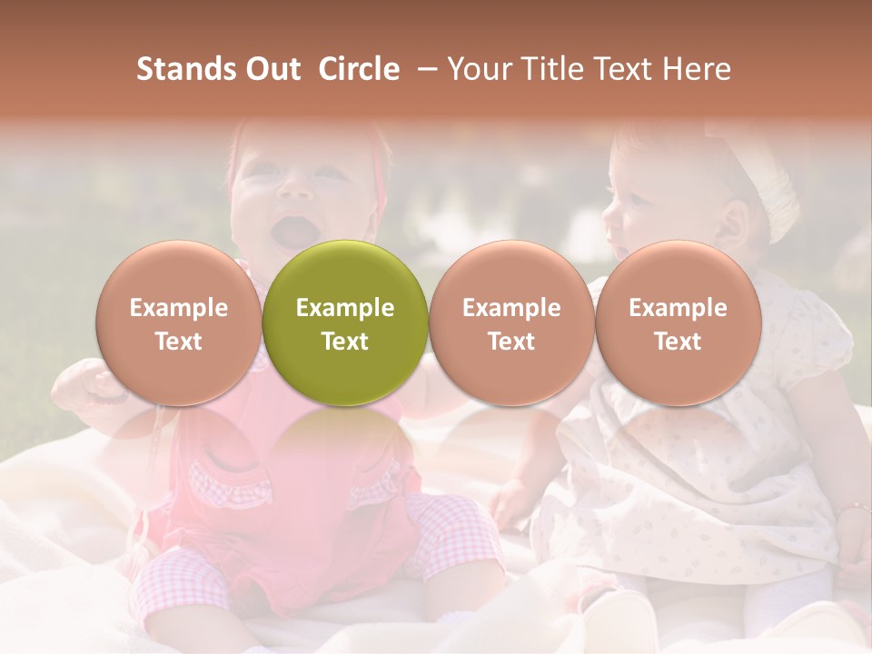 Nature Grass Blue Sky PowerPoint Template