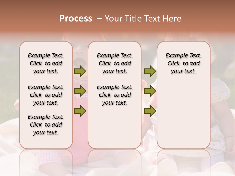Nature Grass Blue Sky PowerPoint Template