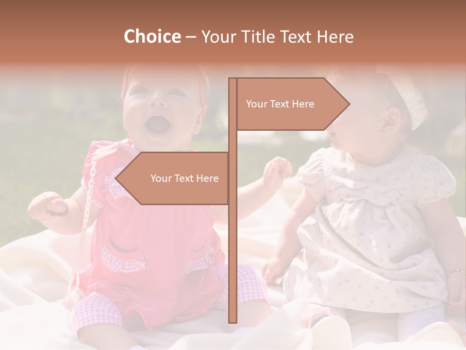 Nature Grass Blue Sky PowerPoint Template