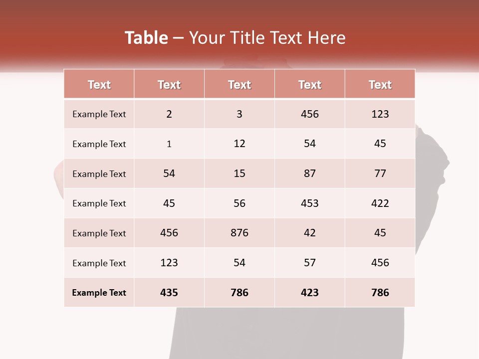 Property Hand Rent PowerPoint Template