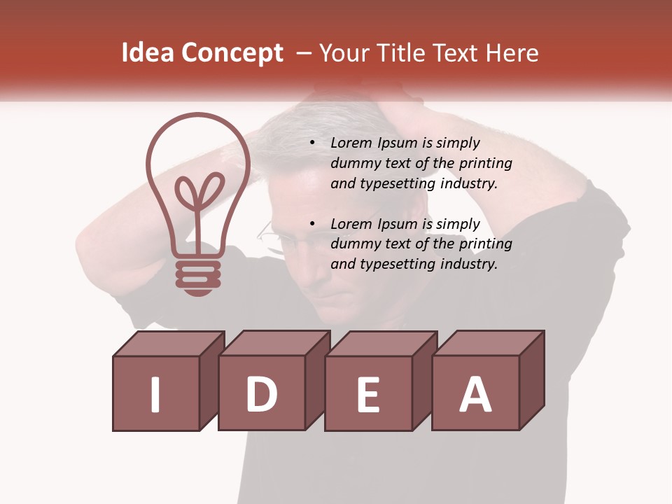 Property Hand Rent PowerPoint Template