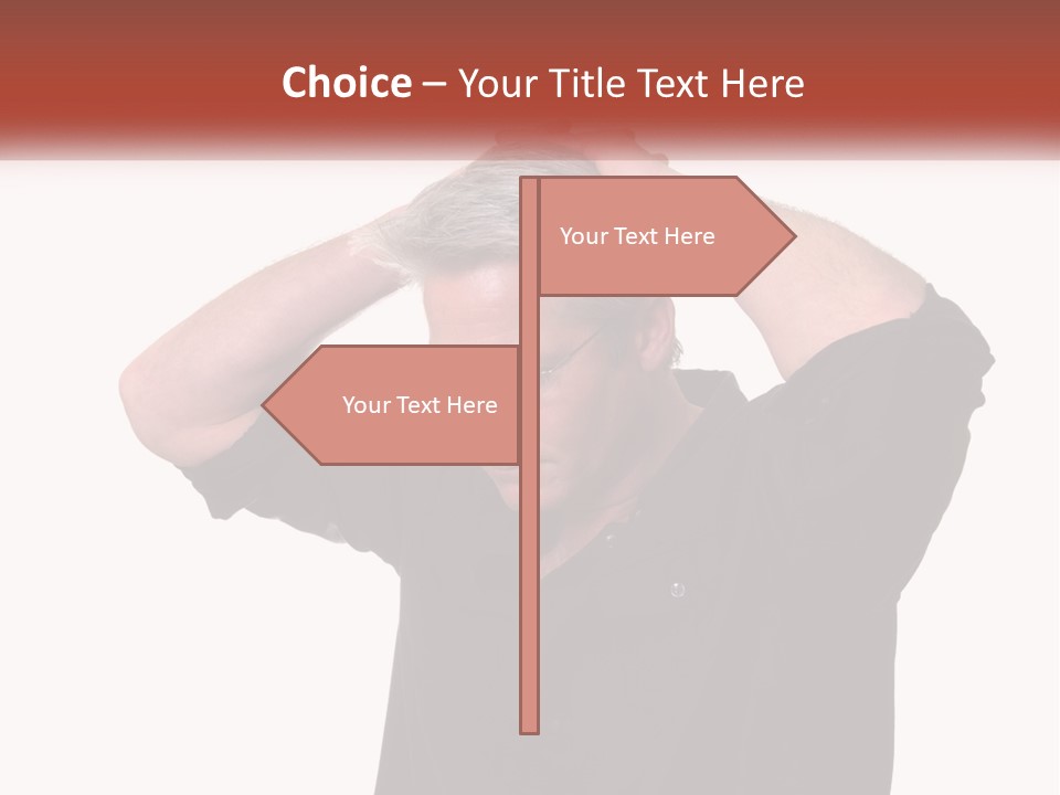 Property Hand Rent PowerPoint Template