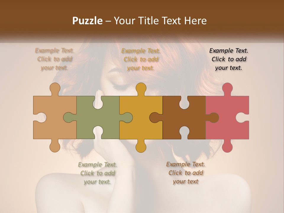 Dream Sky Human Hand PowerPoint Template