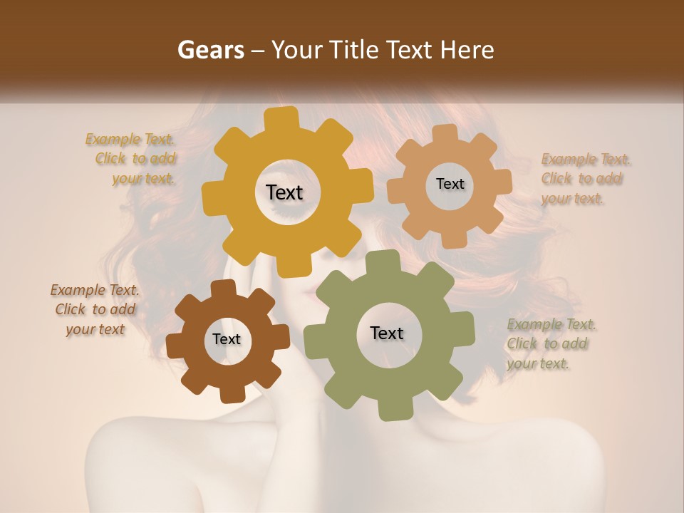 Dream Sky Human Hand PowerPoint Template