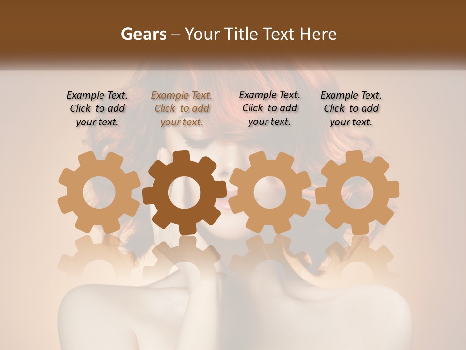 Dream Sky Human Hand PowerPoint Template