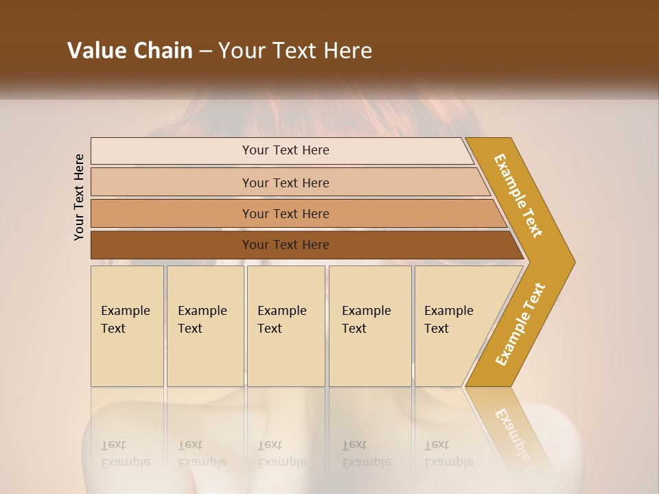 Dream Sky Human Hand PowerPoint Template