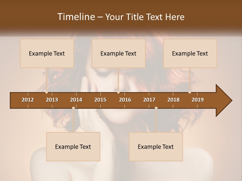 Dream Sky Human Hand PowerPoint Template