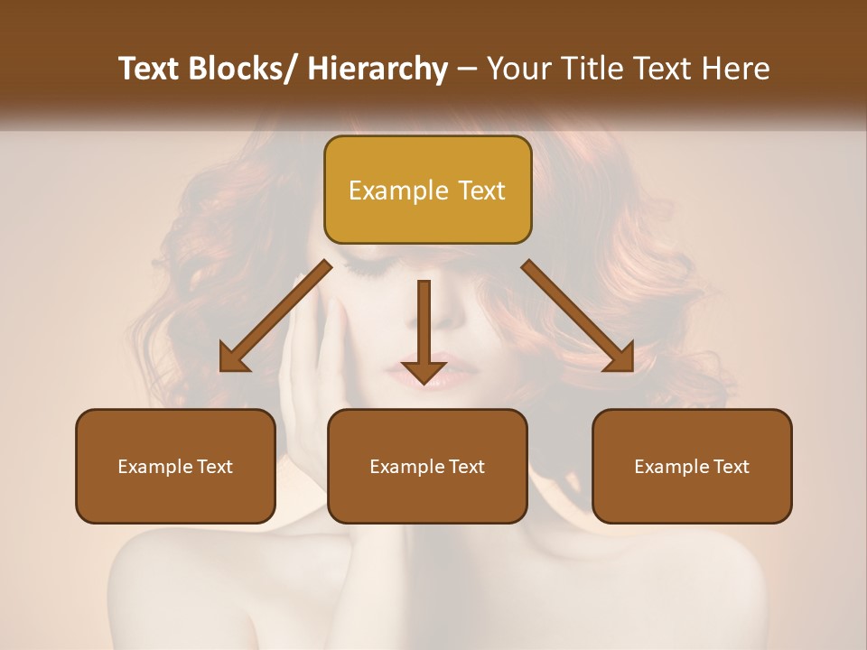 Dream Sky Human Hand PowerPoint Template