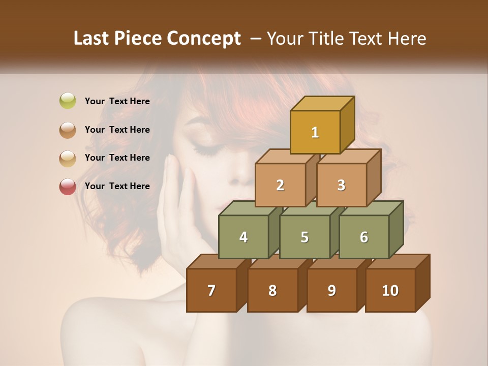 Dream Sky Human Hand PowerPoint Template