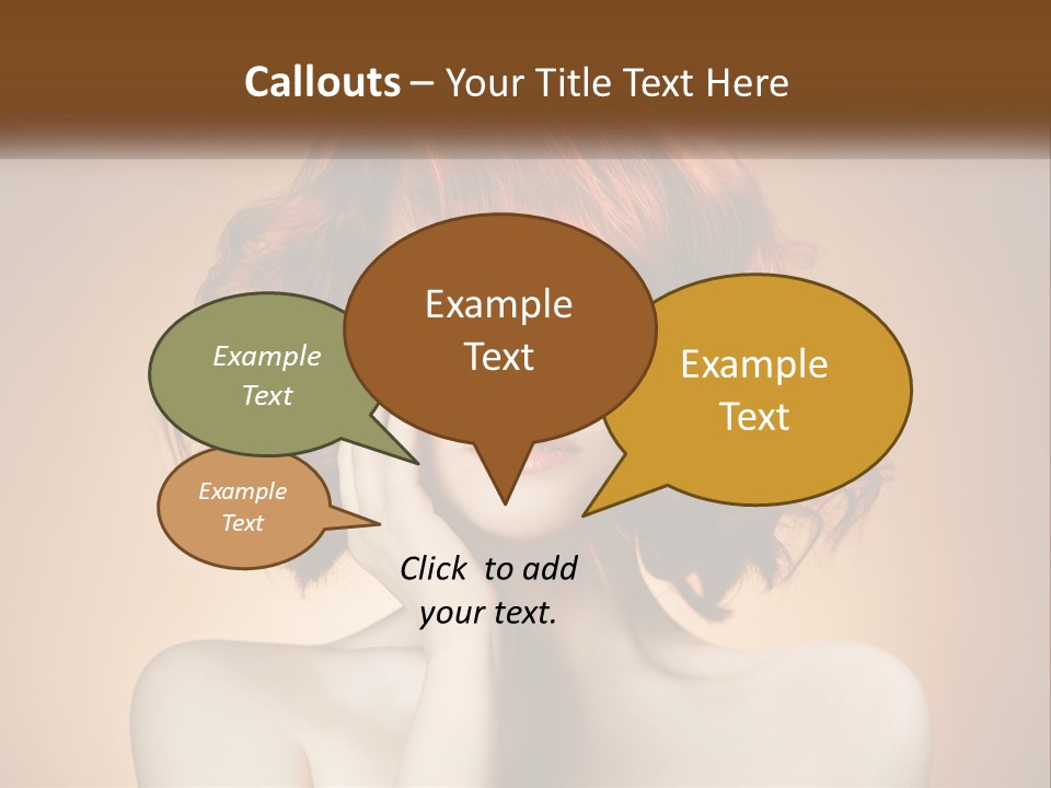 Dream Sky Human Hand PowerPoint Template