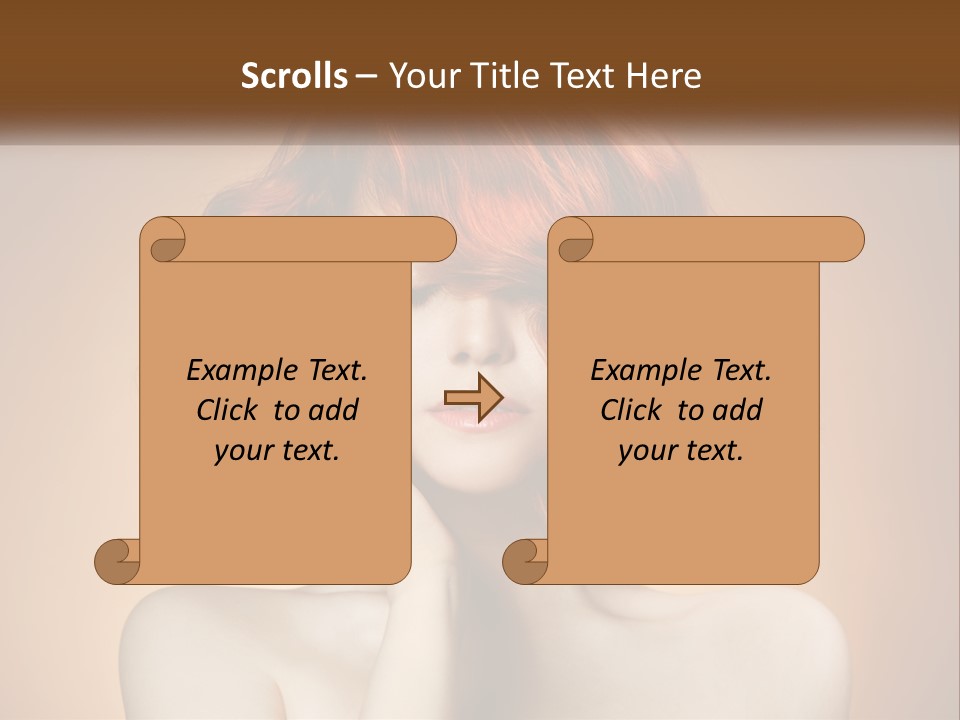 Dream Sky Human Hand PowerPoint Template