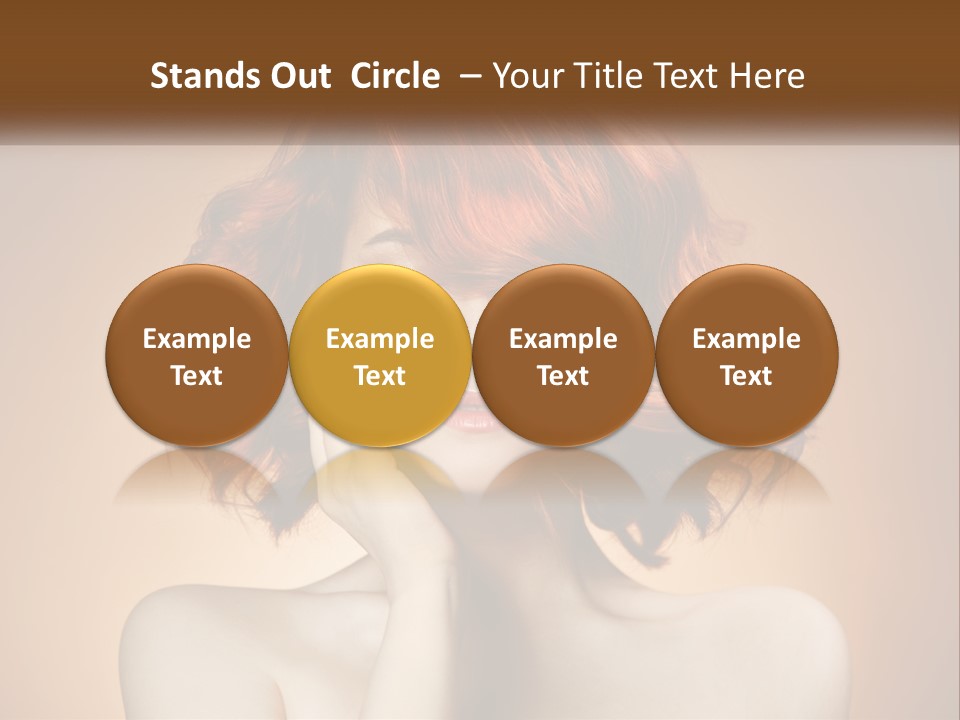 Dream Sky Human Hand PowerPoint Template