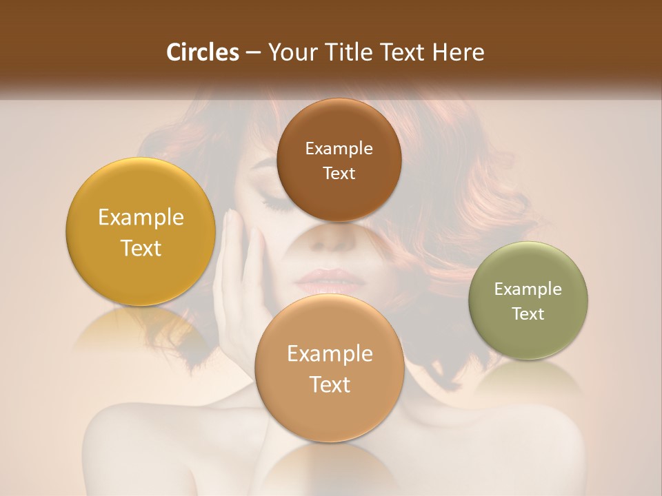 Dream Sky Human Hand PowerPoint Template