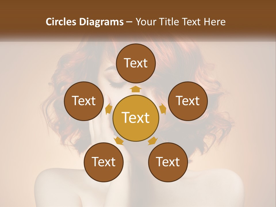 Dream Sky Human Hand PowerPoint Template