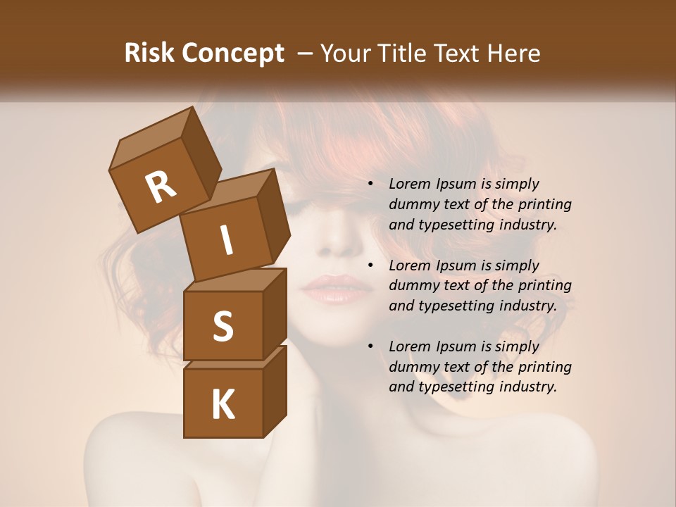 Dream Sky Human Hand PowerPoint Template