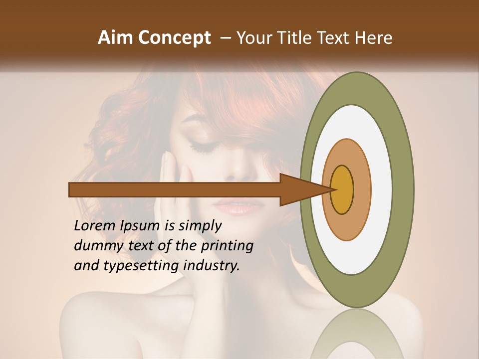 Dream Sky Human Hand PowerPoint Template