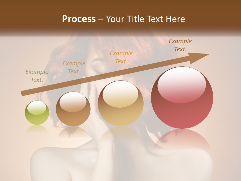 Dream Sky Human Hand PowerPoint Template