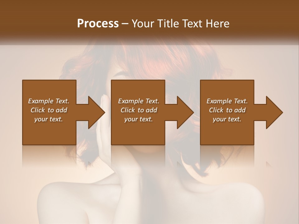 Dream Sky Human Hand PowerPoint Template