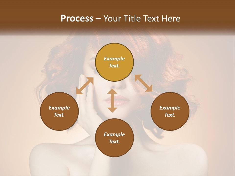 Dream Sky Human Hand PowerPoint Template