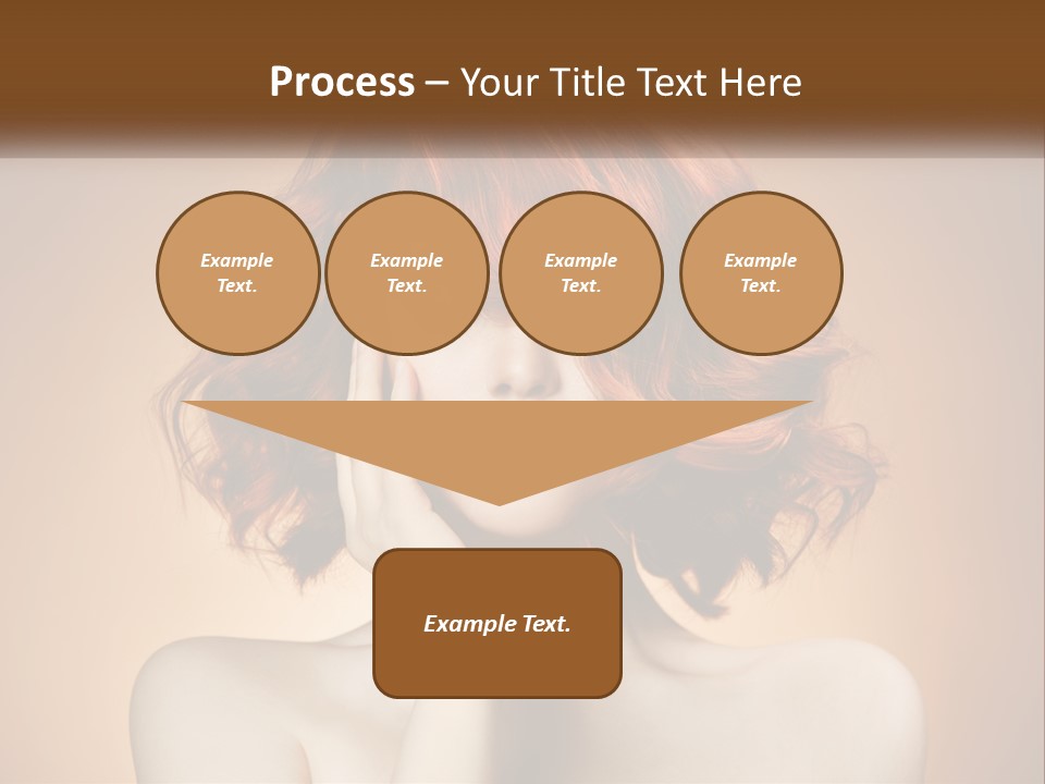 Dream Sky Human Hand PowerPoint Template