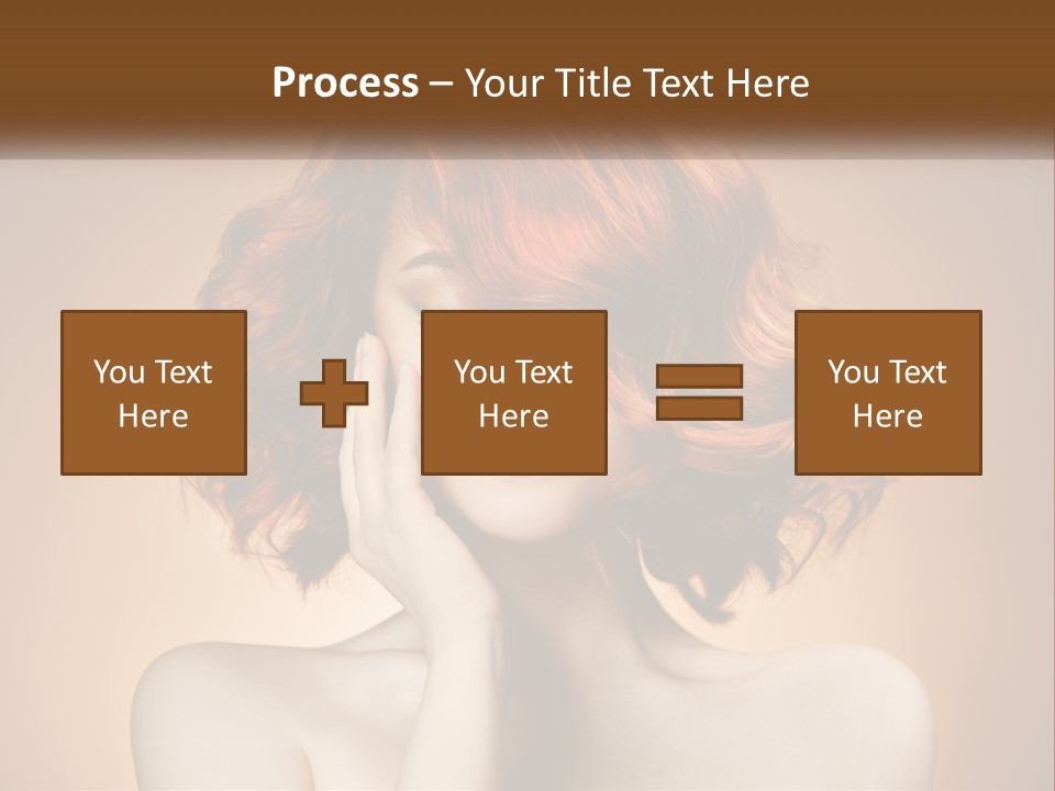 Dream Sky Human Hand PowerPoint Template