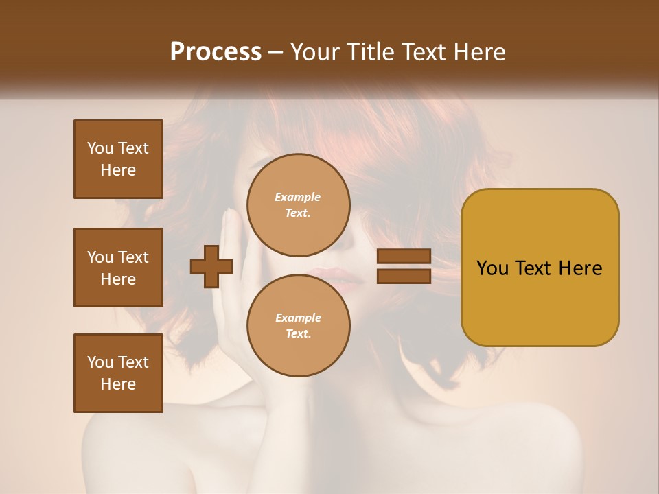 Dream Sky Human Hand PowerPoint Template