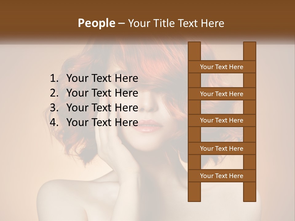 Dream Sky Human Hand PowerPoint Template