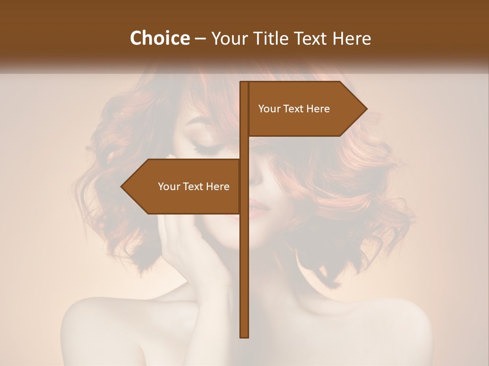 Dream Sky Human Hand PowerPoint Template