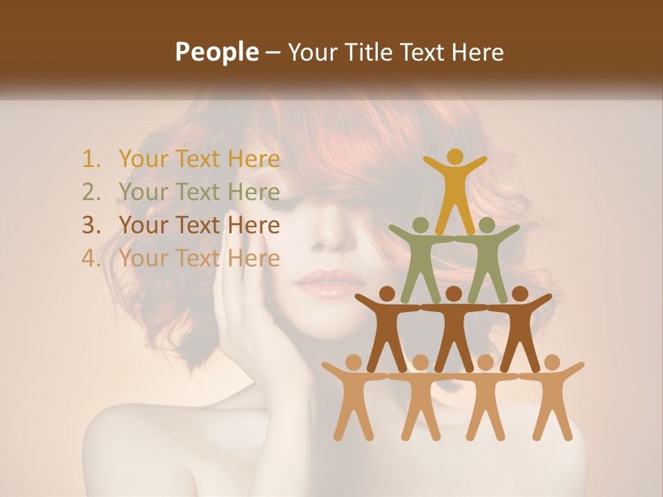 Dream Sky Human Hand PowerPoint Template