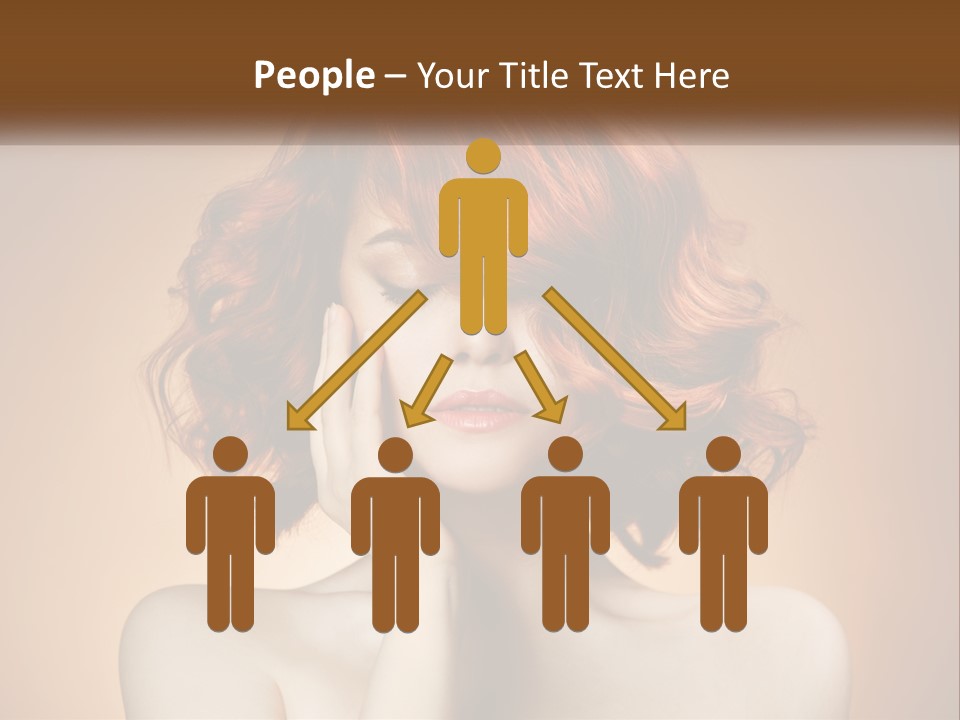 Dream Sky Human Hand PowerPoint Template