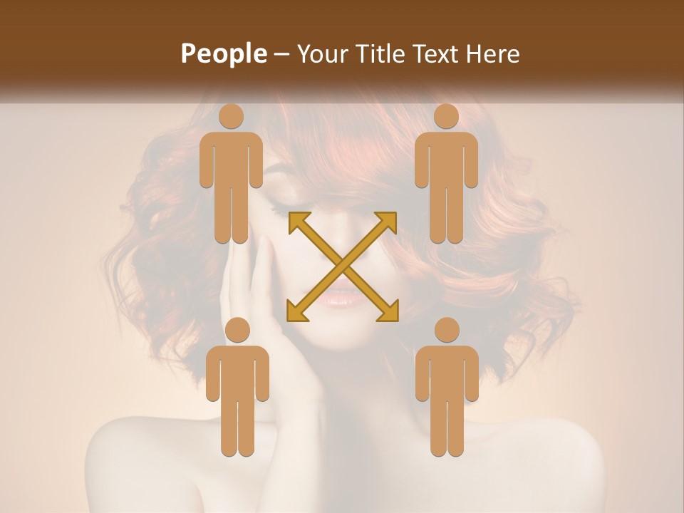 Dream Sky Human Hand PowerPoint Template