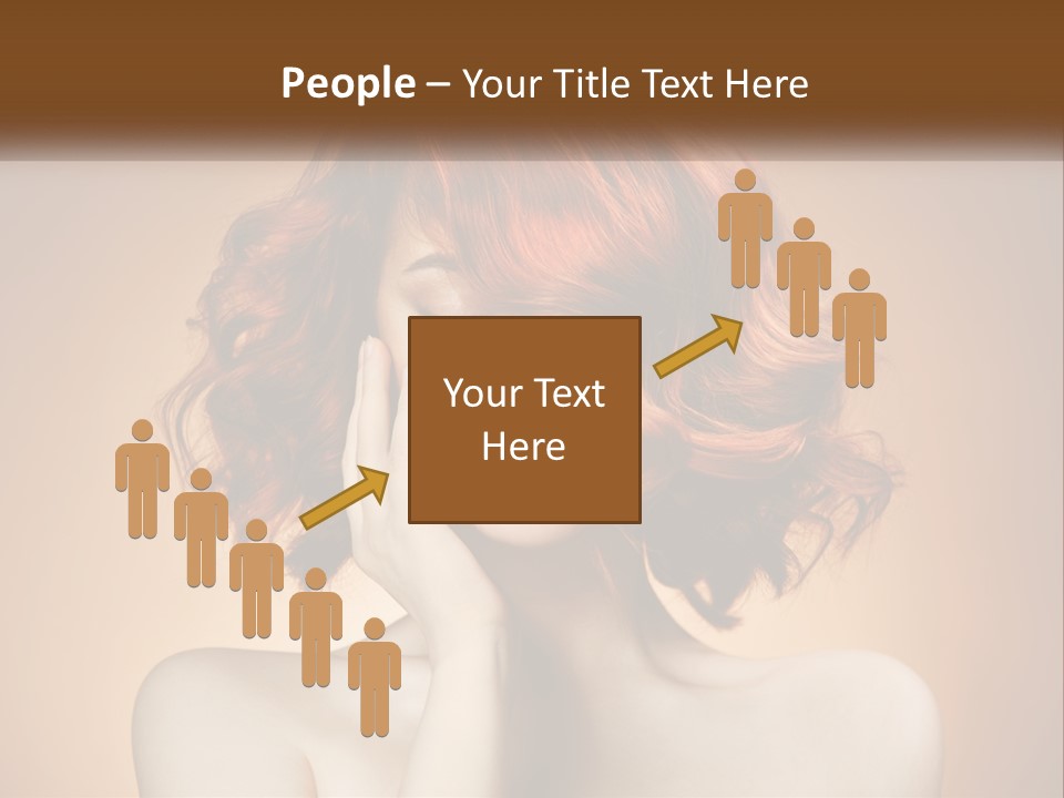 Dream Sky Human Hand PowerPoint Template