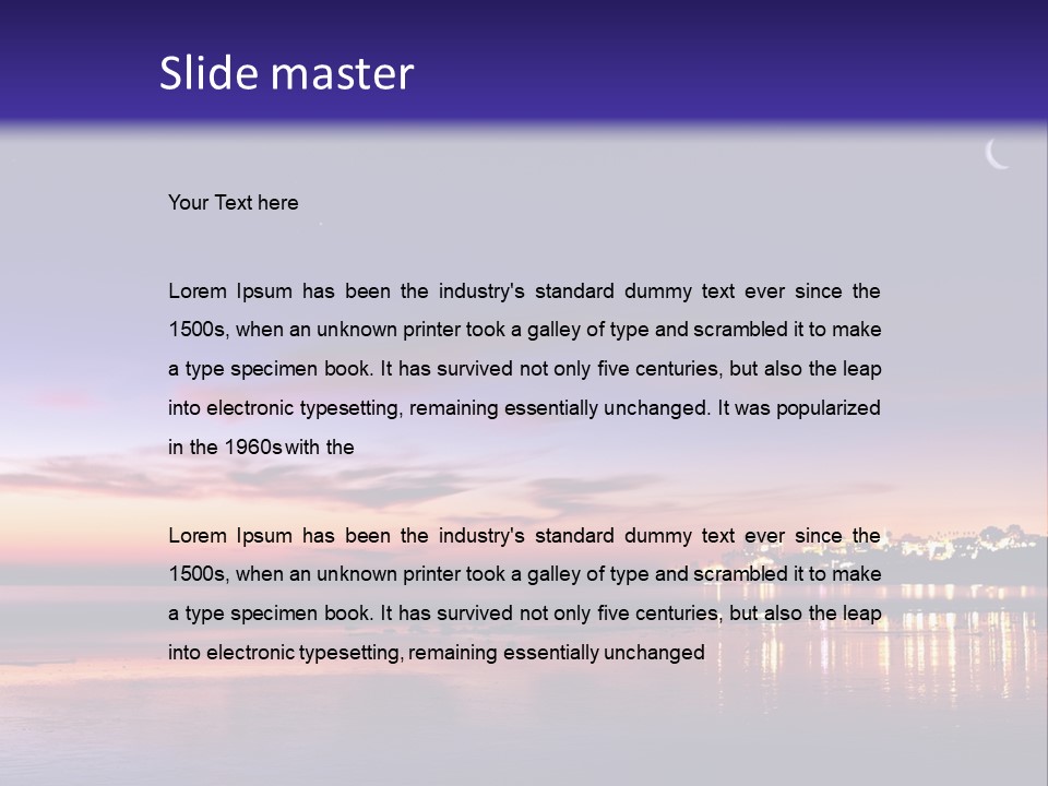 Sale Estate Cloud PowerPoint Template