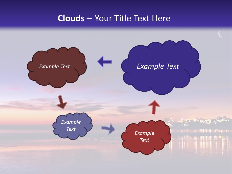 Sale Estate Cloud PowerPoint Template