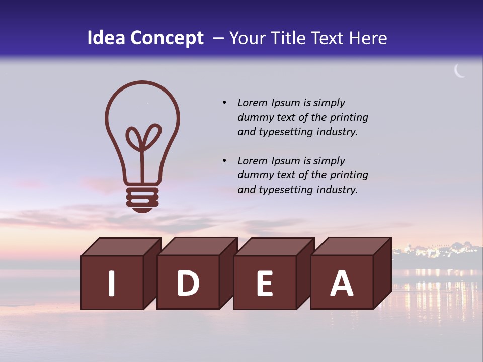 Sale Estate Cloud PowerPoint Template