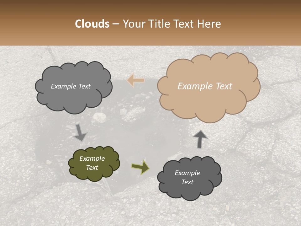 Home Dream Cloud PowerPoint Template