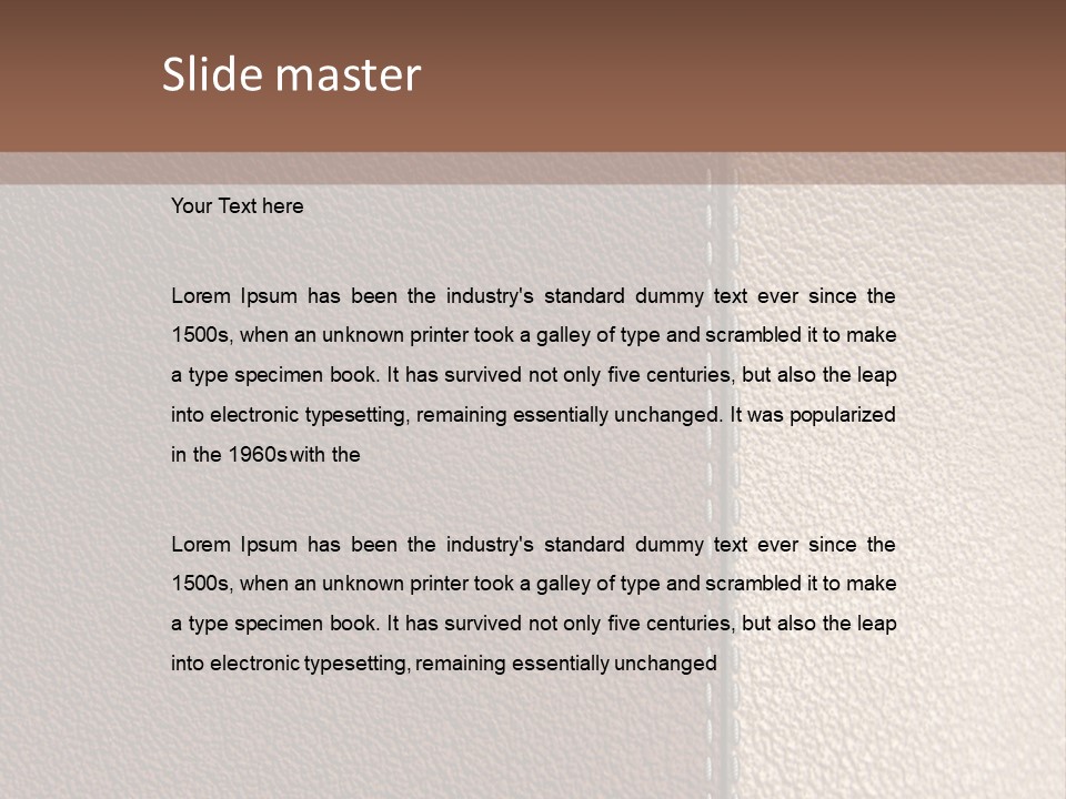 Man Cloud Garden PowerPoint Template