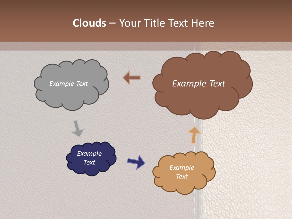 Man Cloud Garden PowerPoint Template