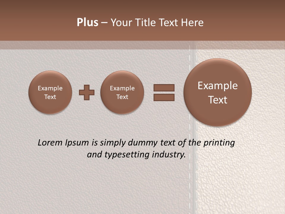 Man Cloud Garden PowerPoint Template