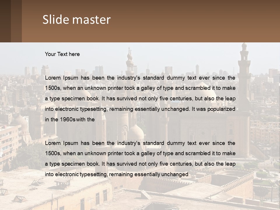 Holding House Investment PowerPoint Template