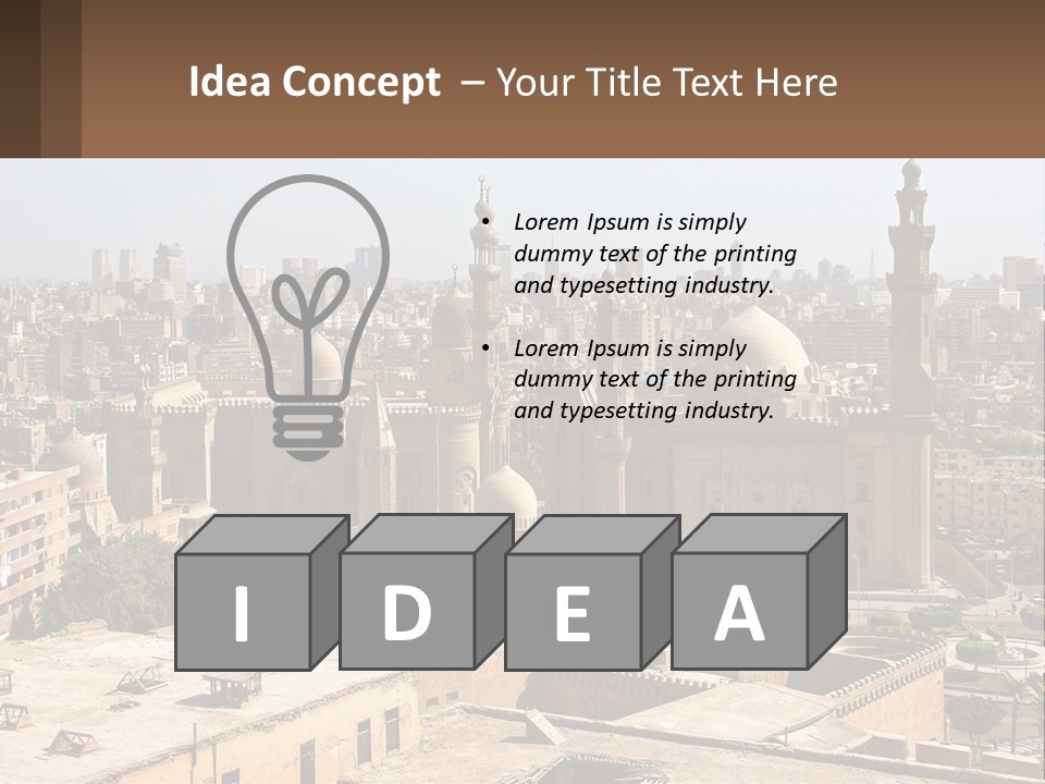 Holding House Investment PowerPoint Template