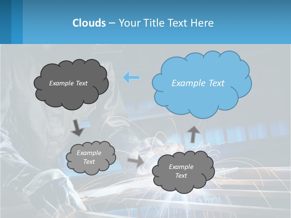 Loan Cloud Model PowerPoint Template