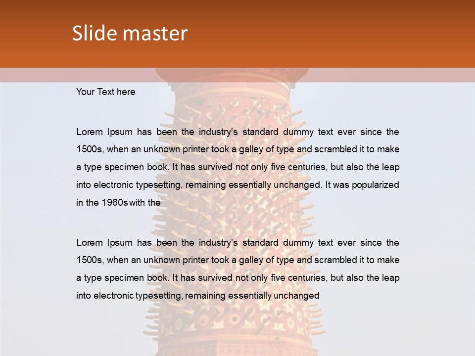 Human Hand House Home PowerPoint Template