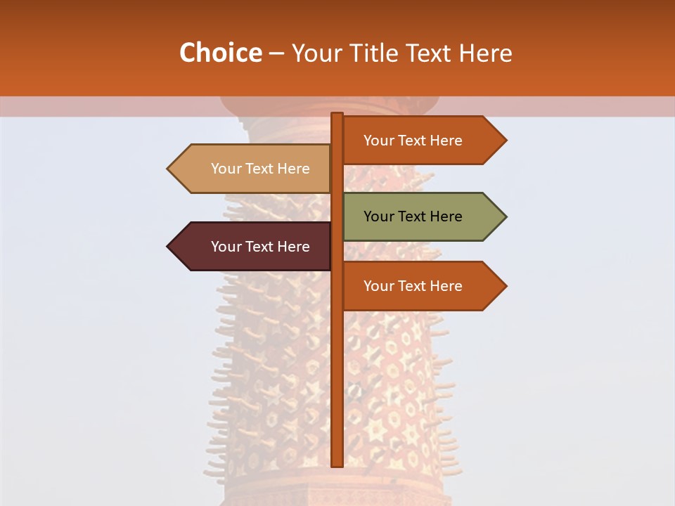 Human Hand House Home PowerPoint Template