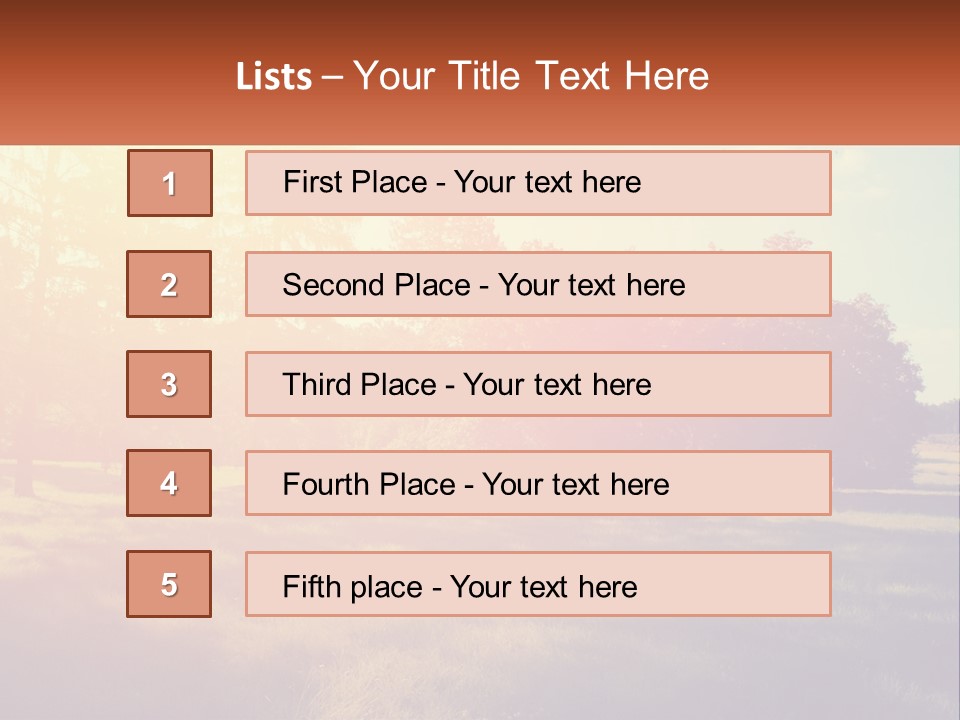 Investment Business Nature PowerPoint Template
