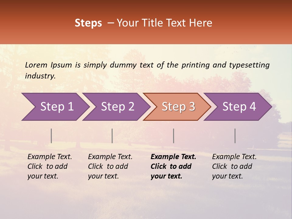 Investment Business Nature PowerPoint Template