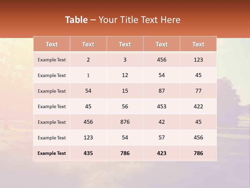 Investment Business Nature PowerPoint Template
