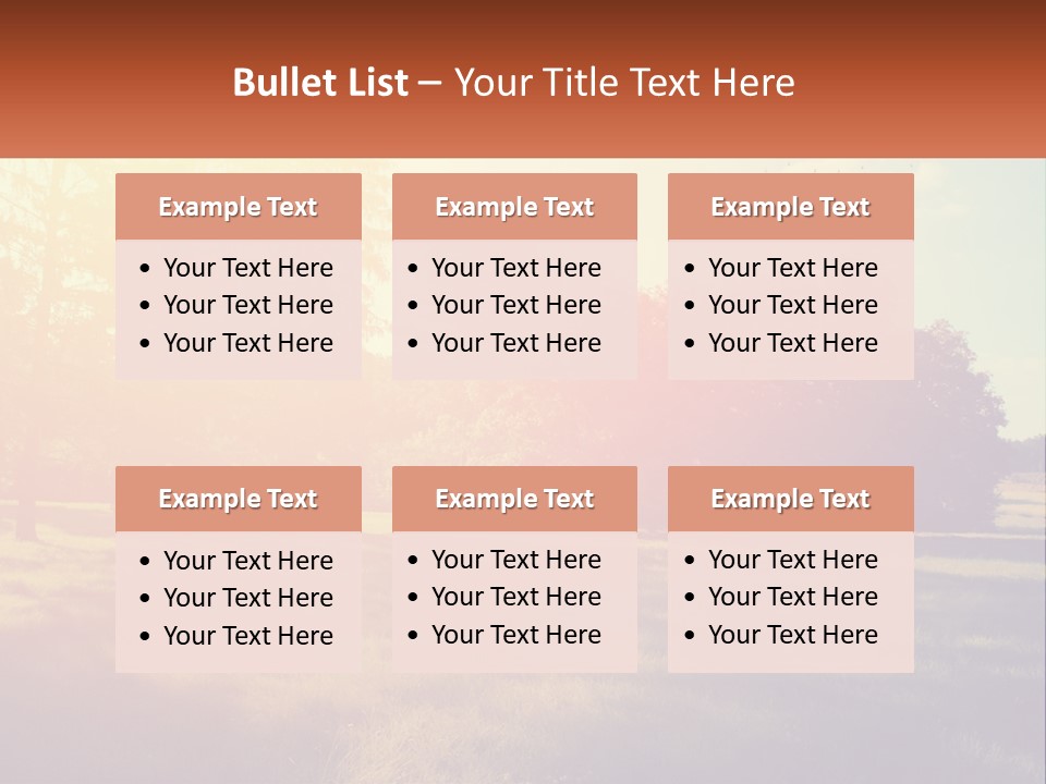 Investment Business Nature PowerPoint Template